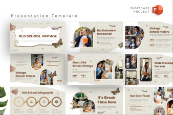 Old School Vintaged PowerPoint Template